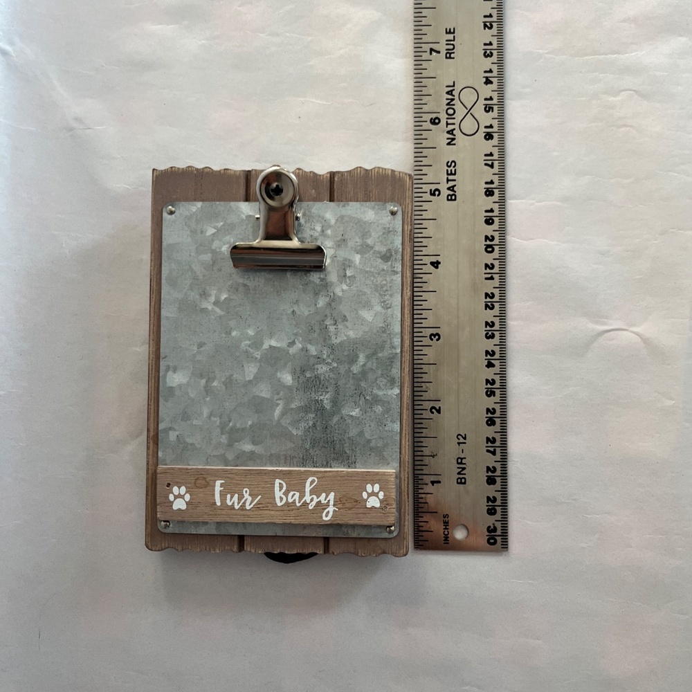 Fur Baby Farmhouse Picture Holder Frame - Picture 3 of 7